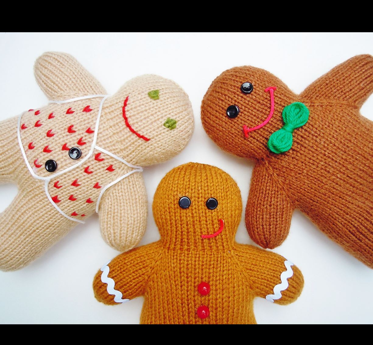 Free Knitting Pattern | Gingerbread Boy